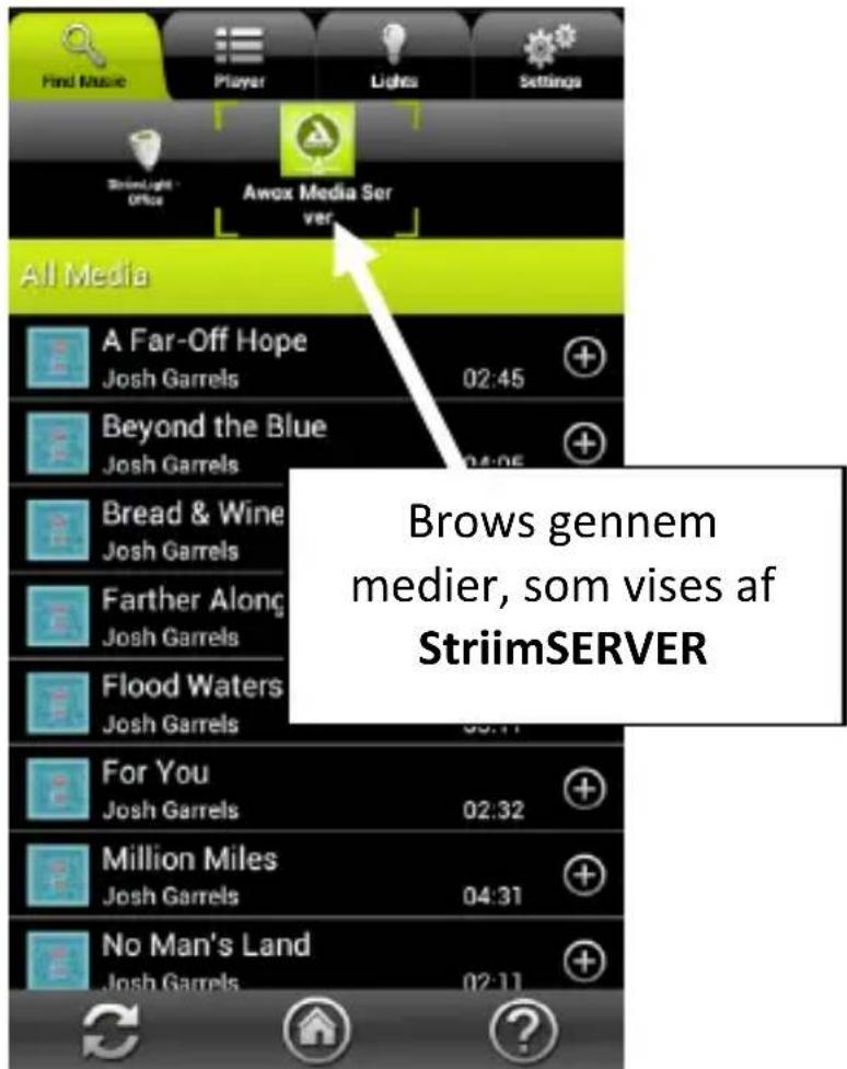 AwoX Striim StriimLight WiFi Color - Sådan bruges AwoX StriimSERVER - 3