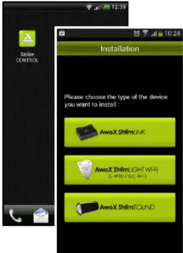 AwoX Striim StriimLight WiFi Color - Konfiguracja AwoX Striim CONTROL - 1