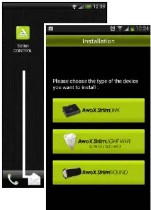 AwoX Striim StriimLight WiFi Color - Instalación de AwoX Striim CONTROL - 1