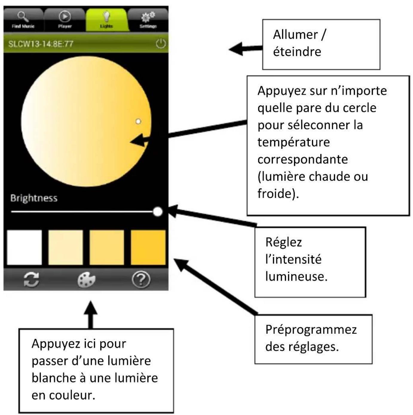 AwoX Striim StriimLight WiFi Color - Réglez la lumière blanche - 1