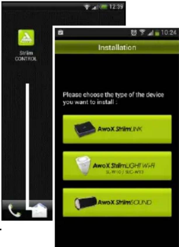 AwoX Striim StriimLight WiFi Color - Az AwoX Striim CONTROL beállítasa - 1