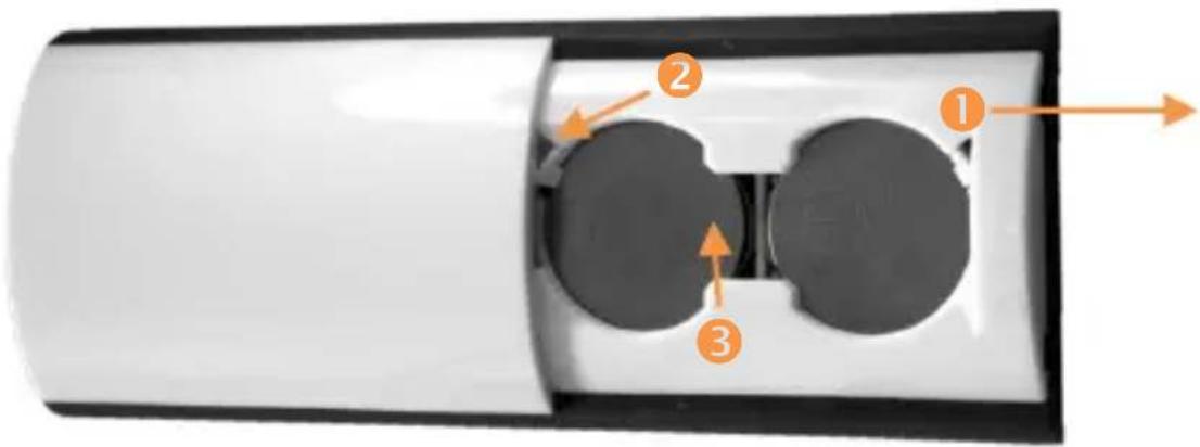 AwoX Striim StriimLight WiFi Color - Kaukosämen pariston vaihtaminen - 1