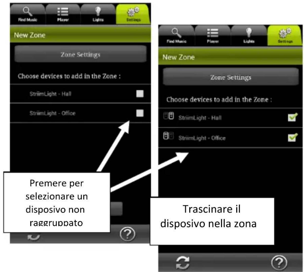 AwoX Striim StriimLight WiFi Color - Creazione di una nuova zona - 2