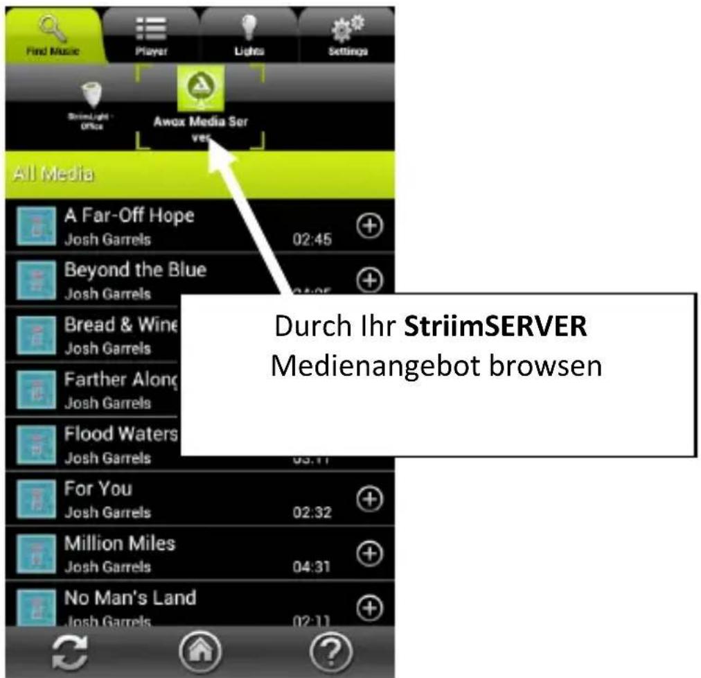 AwoX Striim StriimLight WiFi Color - Einsatz von AwoX StriimSERVER - 3