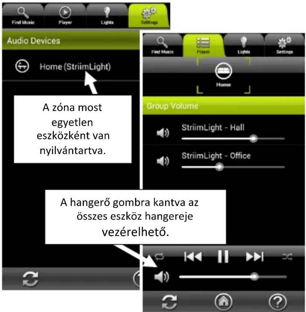 AwoX Striim StriimLight WiFi Color - Zene lejatszasa egy zonaban (tobb hangszoroval) - 1