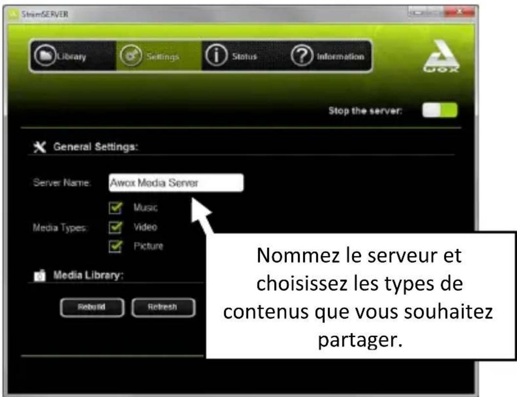 AwoX Striim StriimLight WiFi Color - Utilisation d'AwoX StriimSERVER - 1