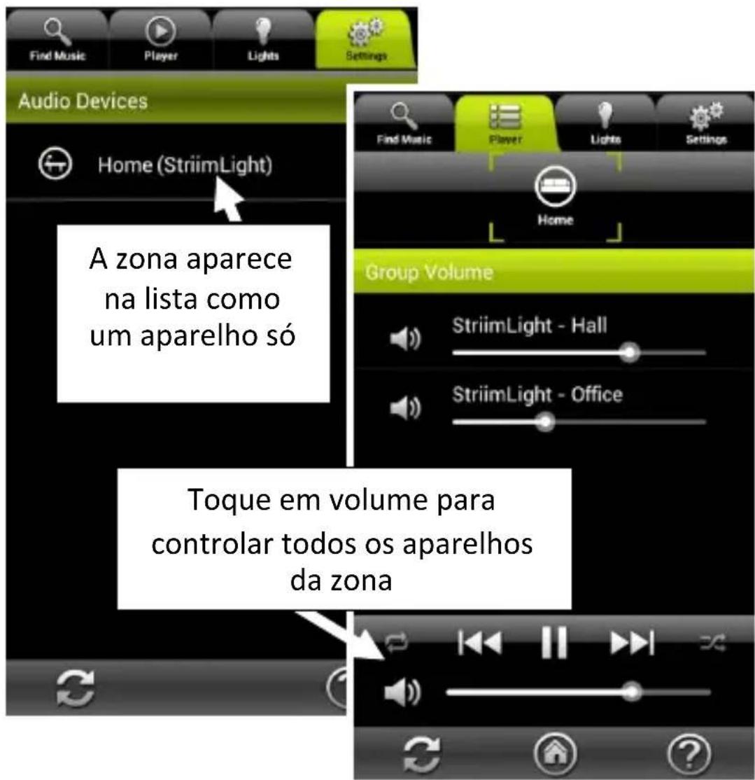 AwoX Striim StriimLight WiFi Color - Tocar música numa zona (diversos alfalantes) - 1