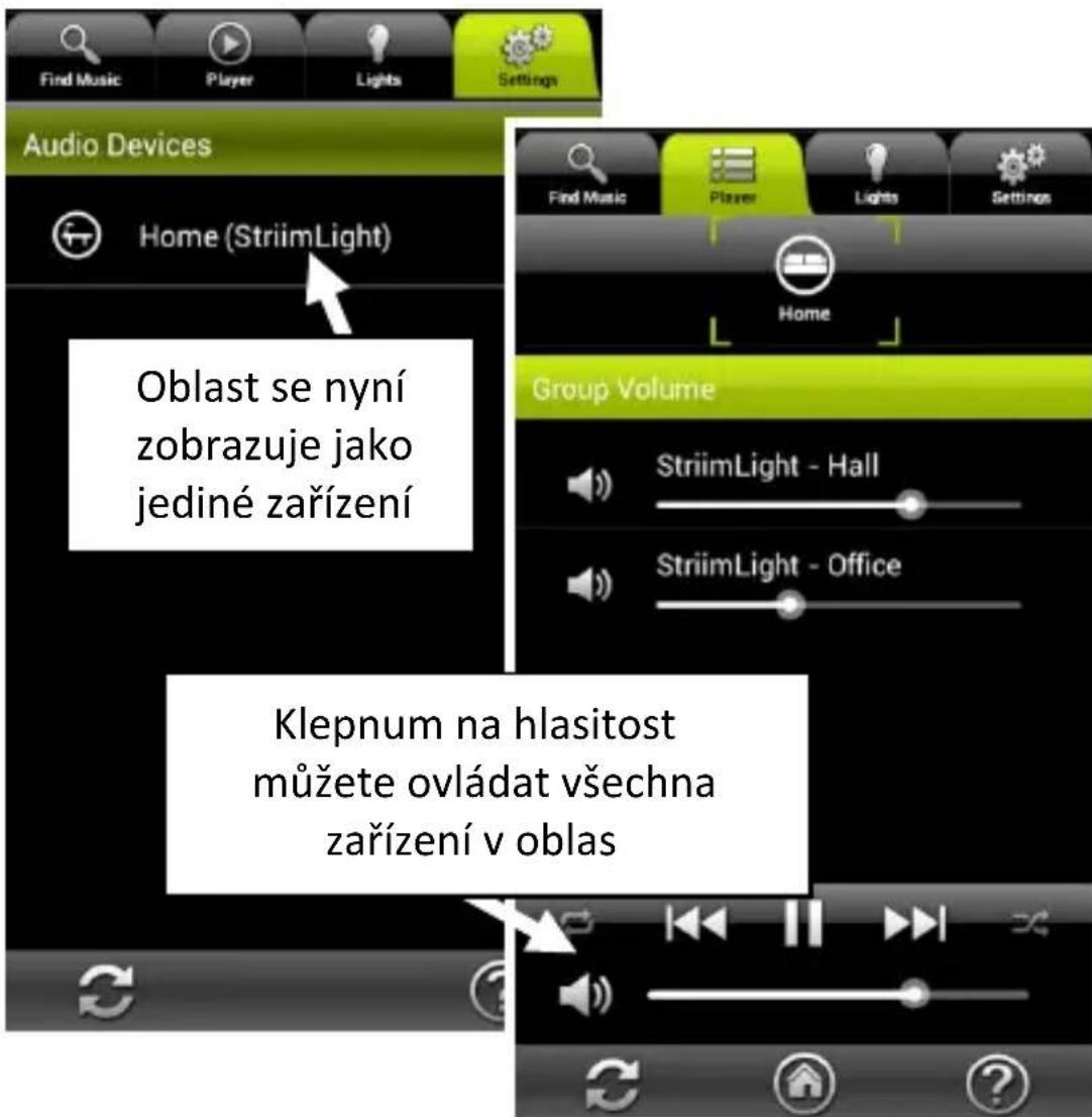 AwoX Striim StriimLight WiFi Color - Přehrávani Hudby do oblas (vice reproduktoru) - 1
