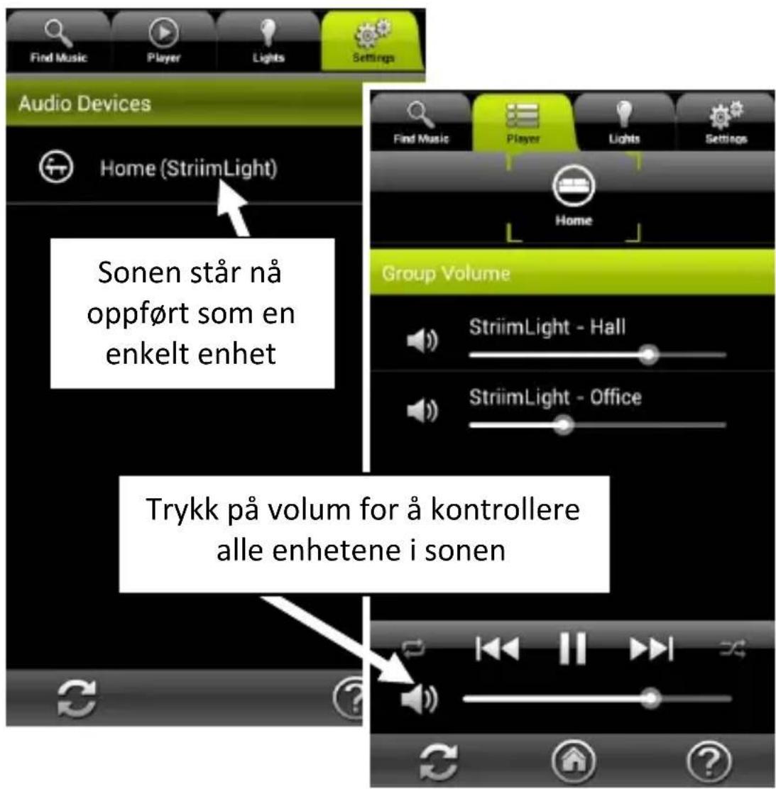 AwoX Striim StriimLight WiFi Color - Spille av musikk I en sone (ere høyalere) - 1