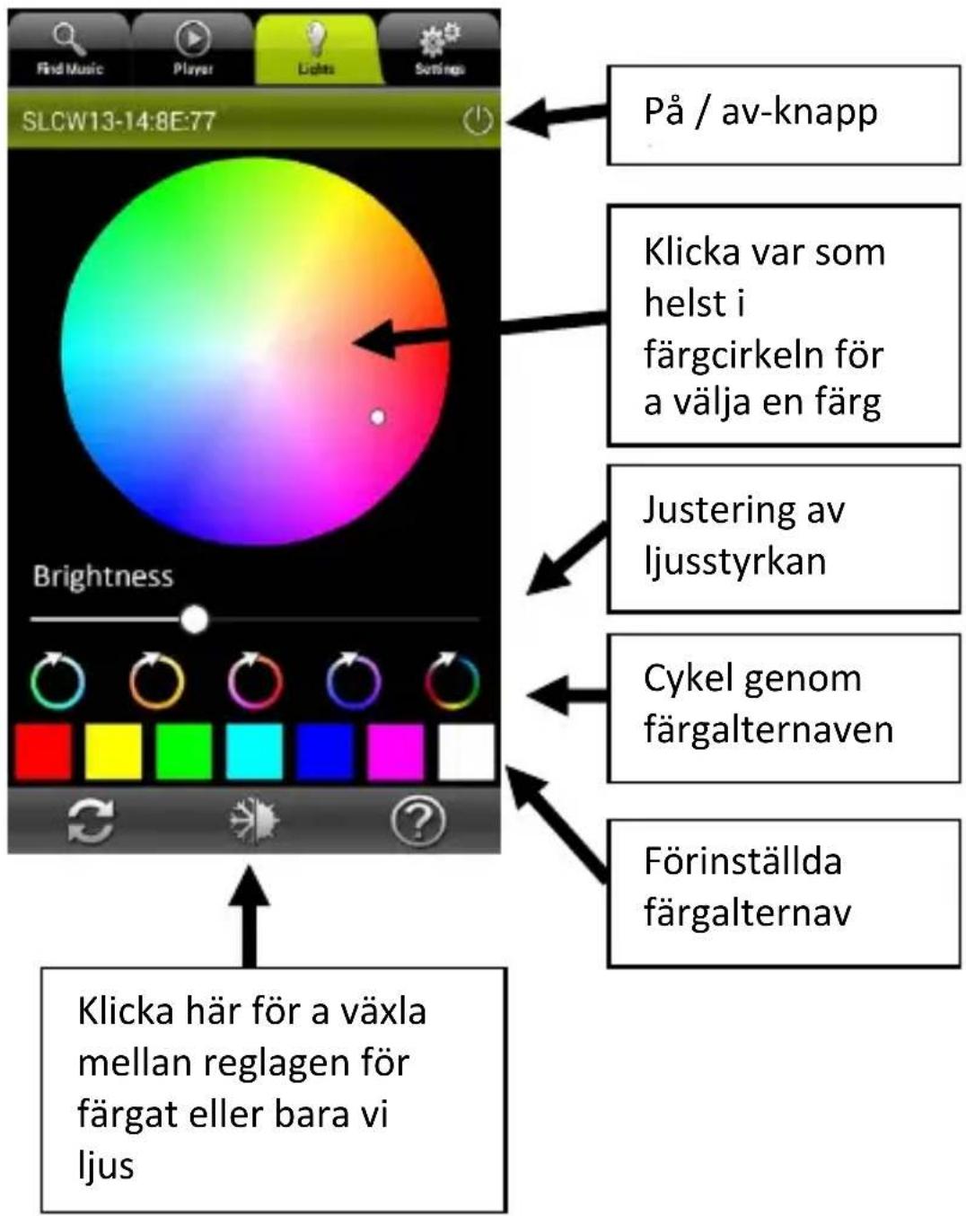 AwoX Striim StriimLight WiFi Color - Kontrollera Ijusen och fãrgerna - 2