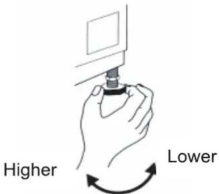HISENSE WFNA9012 - ADJUSTMENT OF THE FEET - 4
