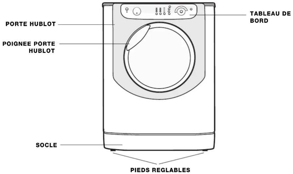 HOTPOINT-ARISTON Aqualtis AQXXL 125 - Description de l'appareil - 2