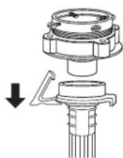 DAEWOO DWCLDC141KC - Cas d'un robinet sans filetage - 1