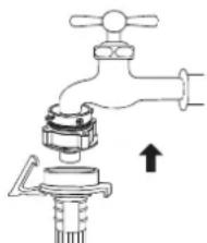 DAEWOO DWCLDC1141KCS - Cas d'un robinet sans filetage - 5
