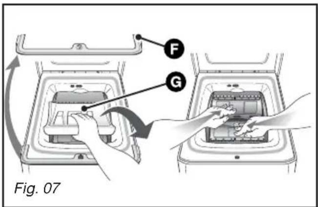 BRANDT BWT2612E - DÉMONTAGE DES BRIDES DE TRANSPORT (suite) - 1