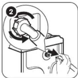 ZANUSSI ZWT 3205 - Pulizia del tubo di carico e del filtrò della valvola - 2
