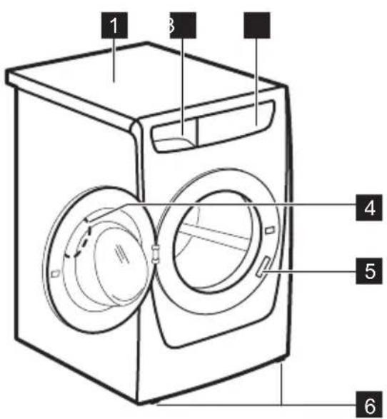 ZANUSSI ZWF 1230 - Vue d'ensemble de l'appareil - 1