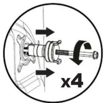 WHIRLPOOL AWZ 9614 F - Retrait des vis de sécurité de transport - 3