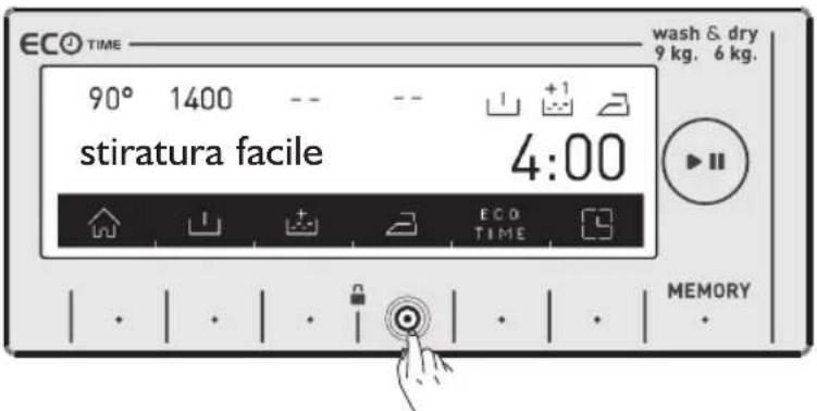 WHIRLPOOL AWZ 9614 F - Funzione aggiantiva stiratura facile - 1