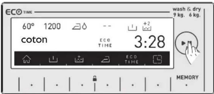 WHIRLPOOL AWZ 9614 F - Annulation d'un programme - 1