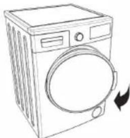 WHIRLPOOL AWZ 9614 F - Mise du linge dans la machine - 1