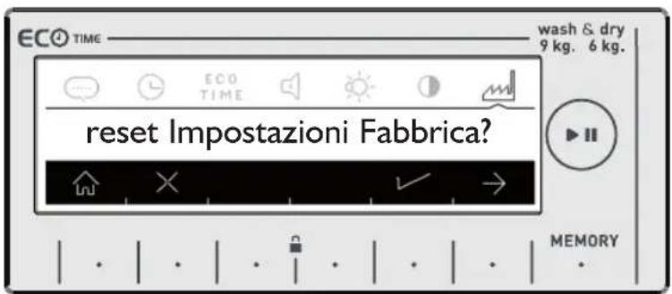 WHIRLPOOL AWZ 9614 F - reset Impostazioni Fabbrica - 2