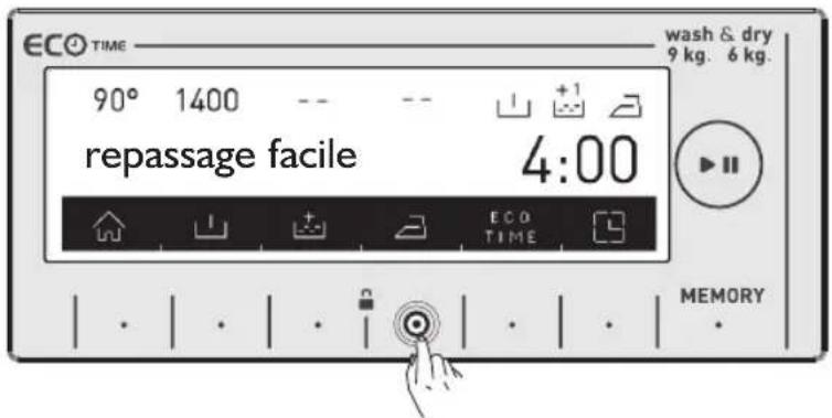 WHIRLPOOL AWZ 9614 F - Fonction supplémentaire Repassage facile - 1