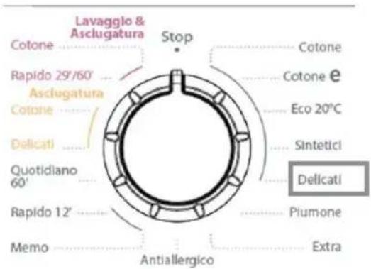 WHIRLPOOL AWZ 9614 F - Selection de sous-programmes (Delicates) - 1