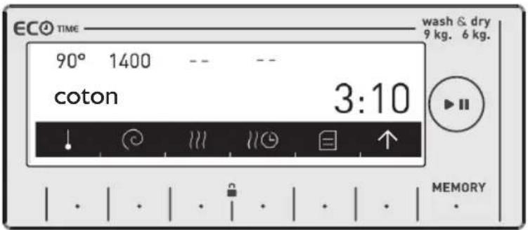 WHIRLPOOL AWZ 9614 F - Sélection de programme - 2