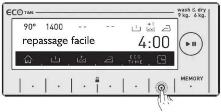 WHIRLPOOL AWZ 9614 F - Fonction supplémentaire de réglage de l'heure de démarrage différé / fin - 1