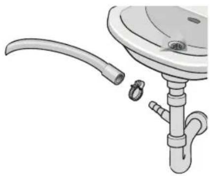 WHIRLPOOL AWZ 9614 F - Raccordement de vidange d'eau - 1