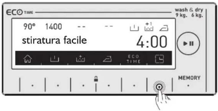 WHIRLPOOL AWZ 9614 F - Funzione aggiantiva orario partenza differita/orario di fine - 1