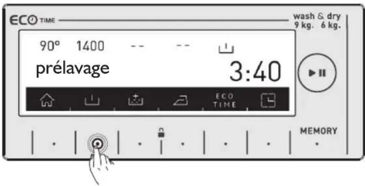 WHIRLPOOL AWZ 9614 F - Fonction supplémentaire de prélavage - 1
