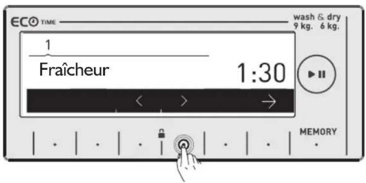 WHIRLPOOL AWZ 9614 F - Sélection de sous-programmes (Extras) - 2