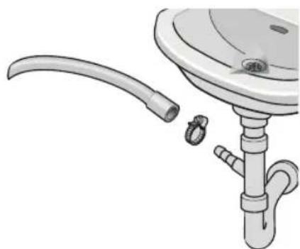 WHIRLPOOL AWZ 9614 F - Collegamento dello scarico - 1