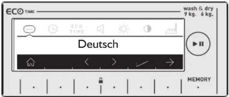 WHIRLPOOL AWZ 9614 F - Impostazione selezione lingua - 6