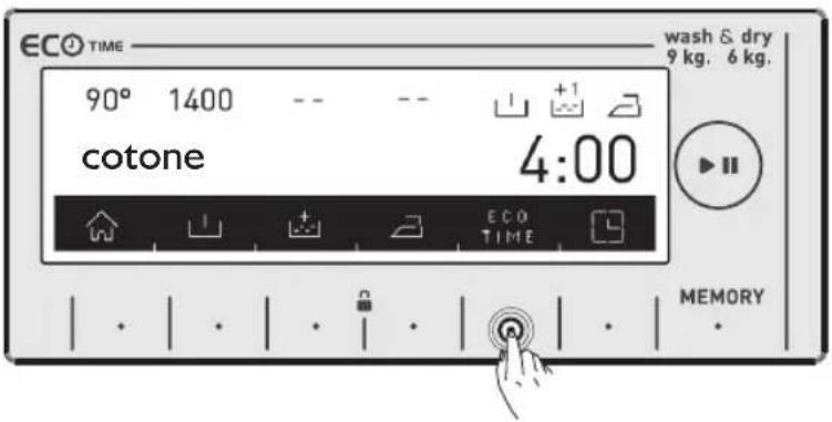 WHIRLPOOL AWZ 9614 F - ECO Funzione aggiuntiva fascia oraria economica TIME - 2