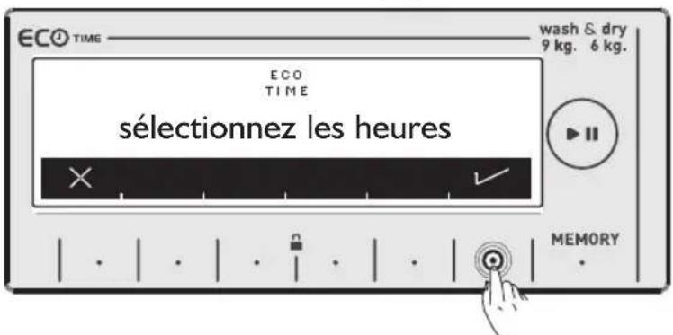 WHIRLPOOL AWZ 9614 F - E C O Réglage Eco Time (créneau hora économique) - 1