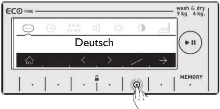 WHIRLPOOL AWZ 9614 F - Impostazione selezione lingua - 4