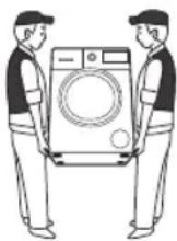 WHIRLPOOL AWZ 9614 F - La macchina deveseisseretrasportatada almeno due persone. - 1