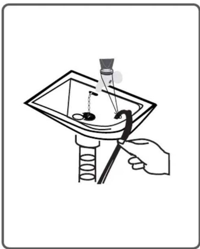 TELEFUNKEN TFNVIN1455RED - Risque d'inondation ! (dans le cas d'une installation sur un lavabo, bac ou évier). - 2