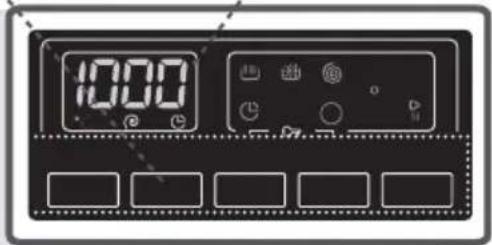 TELEFUNKEN TFNVIN1455BLK - 2- Sélection de la vitesse d'essorage - 2