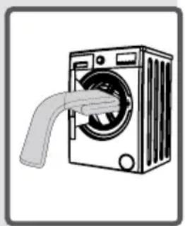 TELEFUNKEN TFK1208A++RVT - REMARQUE : Remarque : La capacité maximum de charge peut varier en fonction du type de linge que vous lavez, du degré de saleté et du programme que vous avez choisi. Ne pas dépasser la capacité aximum de charge de séchage indiquée dans le tableau des programmes de lavage. - 1