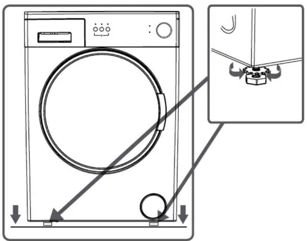TECHWOOD TK605ESP13 - N'installez pas la machine sur un tapis ou des surfaces similaires. - 1