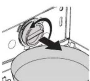 LISTO LF 1206D1 - Evacuation de toute eau restante et nettoyage du filtré de la pompe - 3