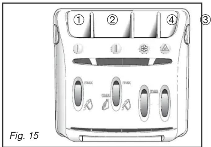 FAGOR FTT 252 PW - - CHARGEMENT DES PRODUITS DE LAVAGE (Fig. 15) - 1