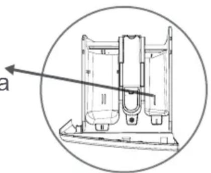 ATLANTIC A805A+ - Compartment à lessive de prélavage : - 1