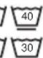 Ardo TL400 - DESCRIPTION DES SYMBOLES DES VÉTÉMENTS - 3