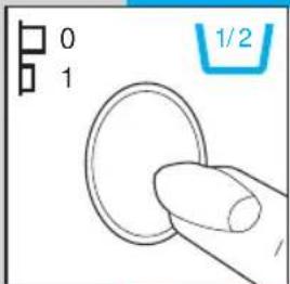 Ardo TL1200X - TOUCHE DEMI-CHARGE: - 1