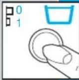 Ardo S1000X - TOUCHE de STOP avec eau: - 1